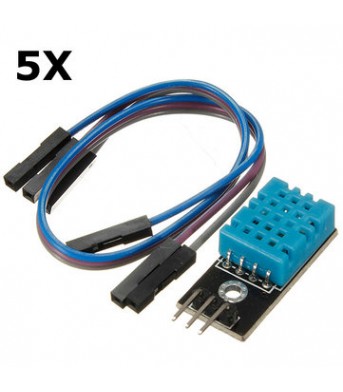 5Pcs KY-015 DHT11 Temperature Humidity Sensor Module For Arduino