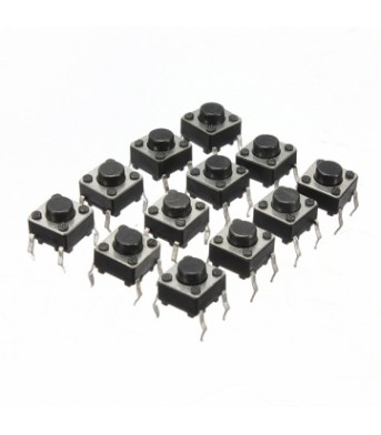 100pcs Mini Micro Momentary Tactile Tact Switch Push Button DIP