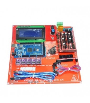 3D Printer Kit RAMPS 1.4+Arduino Mega 2560+DRV8825+2004 LCD+PCB